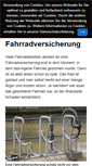 Mobile Screenshot of fahrradversicherung.org